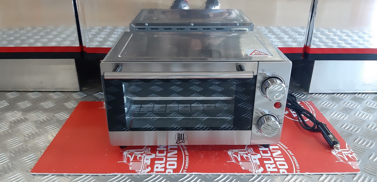 Forno elettrico da camion con presa accendisigari 24v.