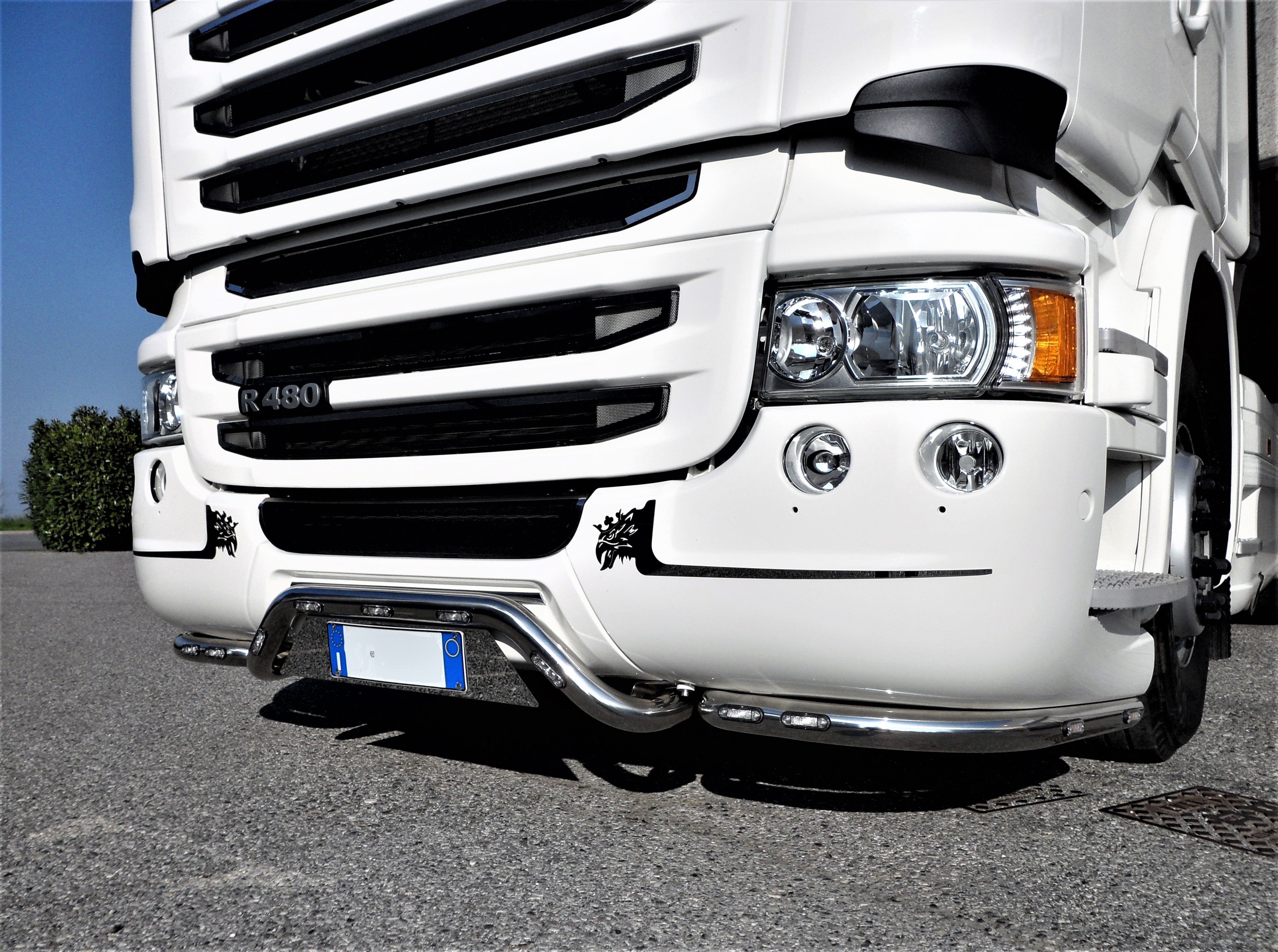 2 Coperture Laterali Specchiate In Acciaio Inox Per Scania R (2010-2016 Euro 6) - 2