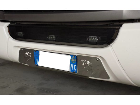 Porta Targa Prova 2 X Portatarga Premium Per Auto, 100% Acciaio Inox, Nero Lucido Portatarga Ruota - Foto 9