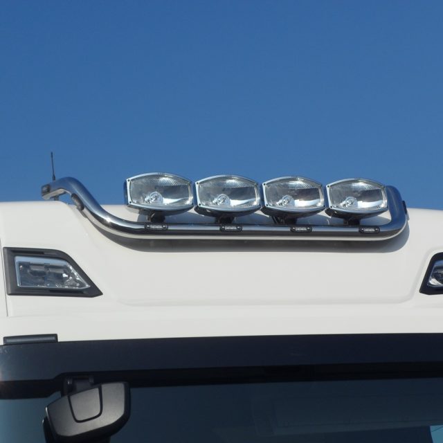 Supporto Antenna In Acciaio Inox Per Scania S/R 2017+ - Lucido A Specchio, Ricambio Auto - Foto 8